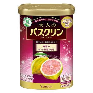 バスクリン 大人のバスクリン 魅惑のピンク檸檬の香り 600g お湯の色 シルキーピンク（にごりタイプ）