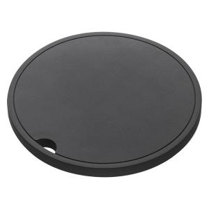 tower シリコン鍋敷き 丸型 ブラック 1個 山崎実業