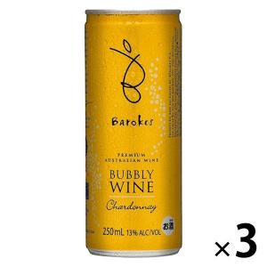バロークス スパークリング 缶タイプ シャルドネ 250ml×3缶