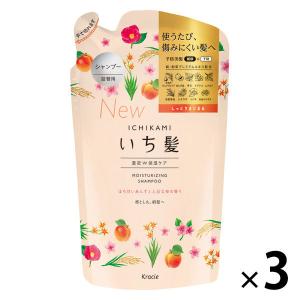 いち髪 濃密W保湿ケア シャンプー 詰め替え 340mL 1セット（3個）