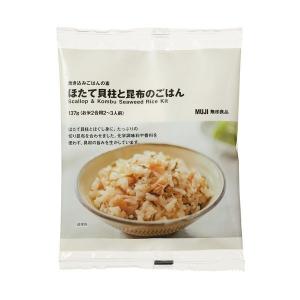 無印良品 炊き込みごはんの素 ほたて貝柱と昆布のごはん 137g（お米2合用2〜3人前） 良品計画