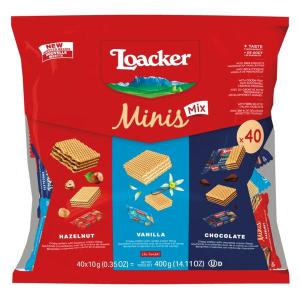Loacker（ローカー）　ミニーズ　ミックス　1袋　ウェハース　輸入菓子
