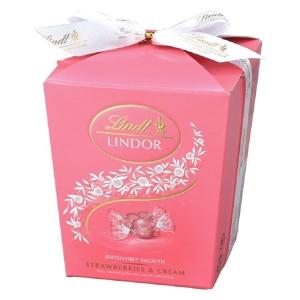 Lindt リンドール ストロベリーBOX 6個入り 1袋 六甲バター チョコレート 輸入菓子 ギフト バレンタイン