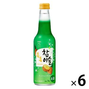 眞露 チャミスルトクトク パイナップル 5°275ml 瓶 6本