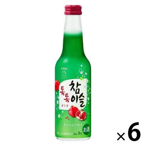 眞露 チャミスルトクトク ざくろ 5° 275ml 瓶 6本