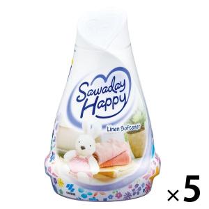 サワデーハッピー リネンソフナー 150g 1セット（5個）