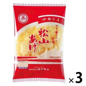 油あげ 松山あげ きざみ 45g 1セット（3個）程野商店 乾物