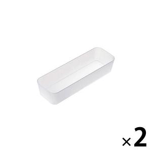 無印良品 ポリプロピレン整理ボックス2 約幅8.5×奥行25.5×高さ5cm