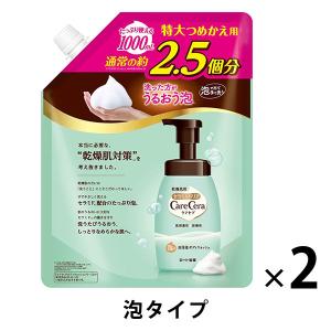 ケアセラ 泡の高保湿ボディウォッシュ 詰め替え 特大 1000mL 2個 ロート製薬