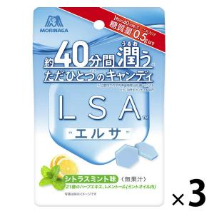 エルサ＜シトラスミント味＞ 3袋 森永製菓 キャンディ