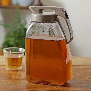 タテヨコ・シームレス ピッチャー 冷水筒 3.0L ライトブラウン