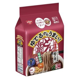 ゆでるからうまい！日清のどん兵衛 なめらか太そば