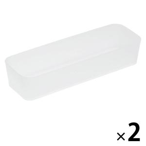 無印良品 ポリプロピレン整理ボックス2 約幅8.5×奥行25.5×高さ5cm
