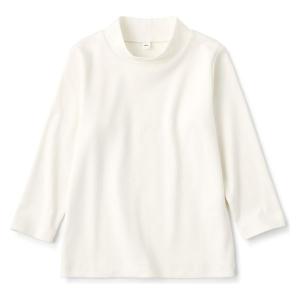 無印良品 あたまするっと 起毛ハイネック長袖Tシャツ