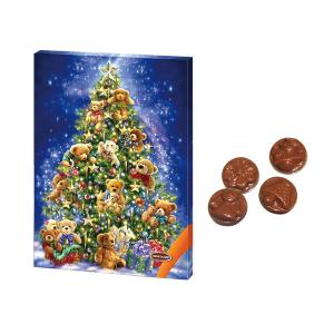 ベアーツリー カレンダーチョコ 1個 チョコランド クリスマス チョコレート アドベントカレンダー 輸入菓子
