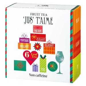 ルピシア 2022Xmas フルーツティー ジュテーム 6種セット ウィンターデザインBOX入