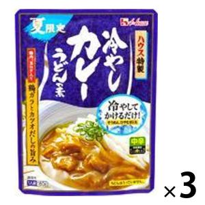 ハウス食品 冷やしカレーうどんの素 中辛 3個