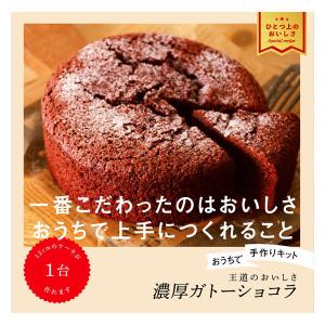 おうちで手作りキット 濃厚ガトーショコラ 1箱 ブルーオーシャン