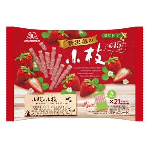 贅沢苺の小枝TTP 1袋 森永製菓 チョコレート