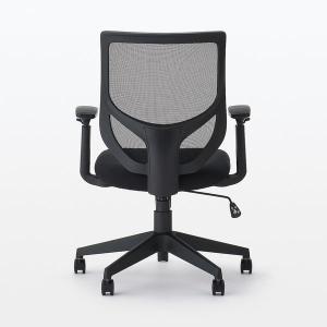 無印良品 ワーキングアームチェア 背メッシュ ...の詳細画像2
