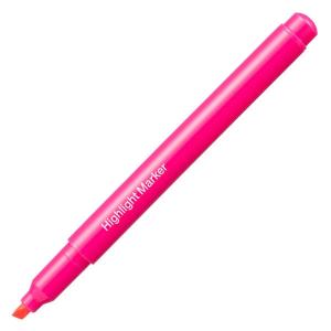 アスクル 蛍光ペン 蛍光マーカー シングルタイプ ピンク