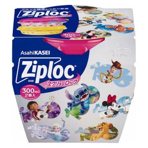 ジップロック スクリューロック ディズニー23 300ml 2個セット