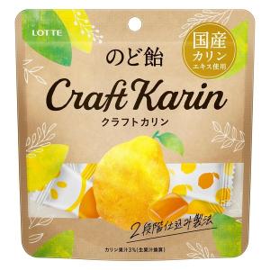 クラフトカリンのど飴 10個 ロッテ 飴 キャンディ