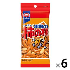 亀田の柿の種　6袋　亀田製菓　おせんべい　あられ
