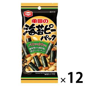 海苔ピーパック　12袋　亀田製菓　おせんべい　あられ
