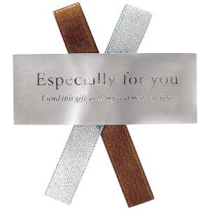 ヘッズ ダブルリボンシール 銀 1袋