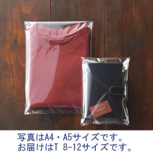 HEIKO クリスタルパックT 8-12 横80×縦120+フタ40mm 6740500 OPP袋 透明封筒 1袋（100枚入） シモジマ