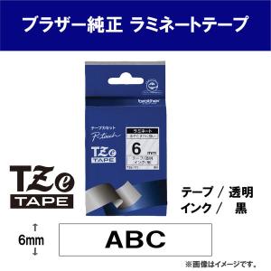 ピータッチ テープ スタンダード 幅6mm 透明ラベル TZe-111 1個 ブラザー