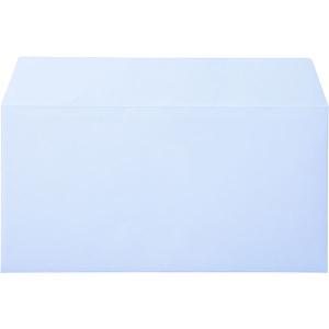 ムトウユニパック ナチュラルカラー封筒 長3横型 アクア テープ付 300枚