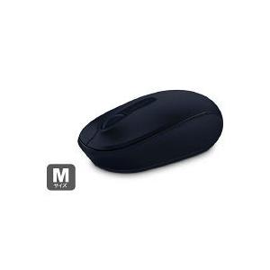 マイクロソフト 無線マウス Wireless Mobile Mouse1850 ブルーブラック 光学式/3ボタン/3年保証 U7Z-00017