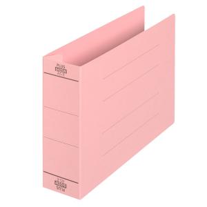 プラス フラットファイル厚とじ500 A5ヨコ ピンク 10冊 No.042SW 87608