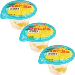 カルディオリジナル マンゴープリンin杏仁豆腐180g×3個