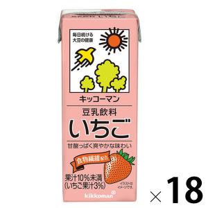 キッコーマン 豆乳飲料 いちご 200ml 1箱