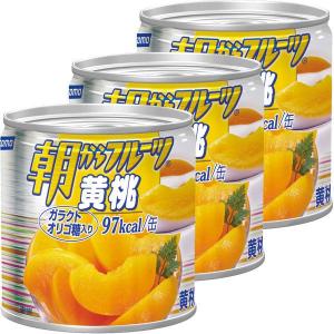 はごろもフーズ 朝からフルーツ黄桃 190g 1セット