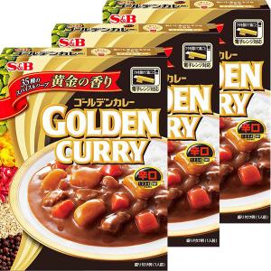 エスビー食品 S＆B ゴールデンカレーレトルト 辛口 1セット レンジ対応