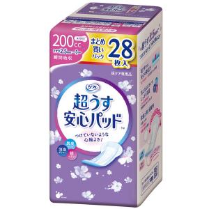 リフレ 超うす安心パッド まとめ買いパック 28枚入 200cc