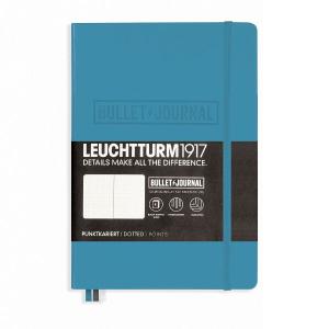 ロイヒトトゥルム1917 ノート A5 ドット方眼 バレットジャーナル ノルディックブルー 357675