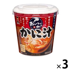 即席みそ汁 おいしいね かに汁 53g 1セット 神州一味噌