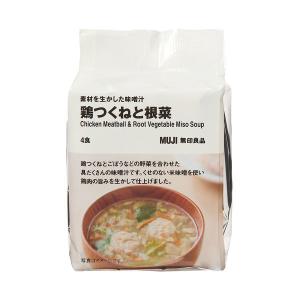 無印良品 素材を生かした味噌汁 鶏つくねと根菜 1袋（4食分）
