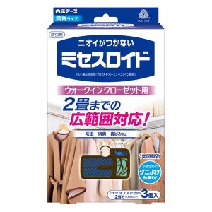 ミセスロイド ウォークインクローゼット用 1年防虫 1箱（3個入）