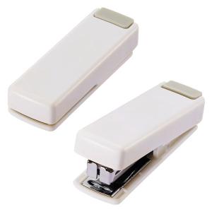 リヒトラブ(LIHIT LAB.) コンパクトホッチキス 白（ホワイト）