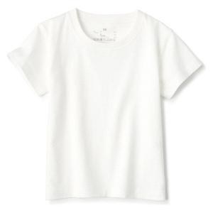 無印良品 天竺編みTシャツ ベビー 80 オフ白 良品計画