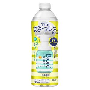 花王 ビオレ ザフェイス ひんやりミントの香り 詰め替え 340mL 泡洗顔 生クリーム泡