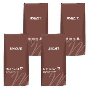 ユニカフェ ホールビーンズ マイルドブレンド 1セット