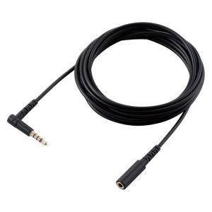 エレコム ヘッドホン イヤホン延長ケーブル マイク対応オーディオ延長コード 3m ブラック EHP-35EL4P30BK 1個