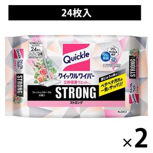 クイックルワイパー 立体吸着ウエットシート ストロング